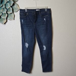 Sofia by Sofia Vergara Blue Ankle Cropped Jeans